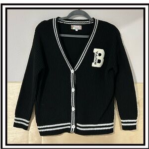 Hazel Moon Big Girls College Style Knit Cardigan Size 16